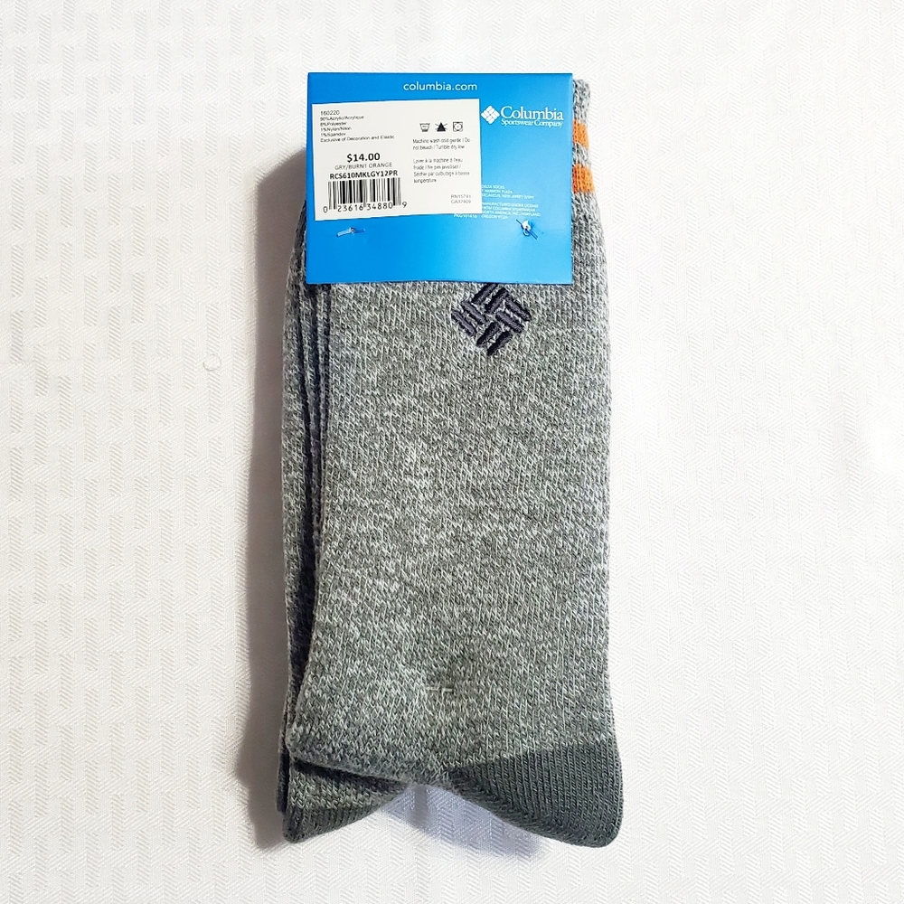 Columbia Men's  Thermal  Fleece  Crew  Socks - Picture 4 of 10